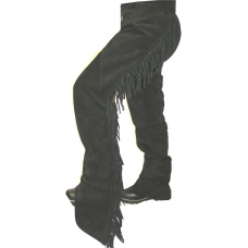 Western Equitation Suede Fringed Chaps