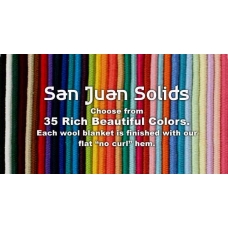 Wool Saddle Blankets - "Mayatex San Juan Solids"